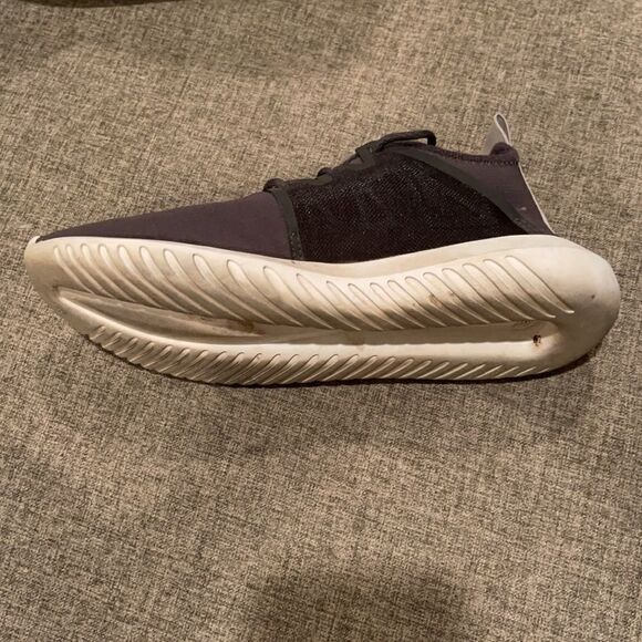 Adidas Grey Tubular Defiant Deadstock Slip On Lace Up Sneakers Size 6 - Picture 3 of 9